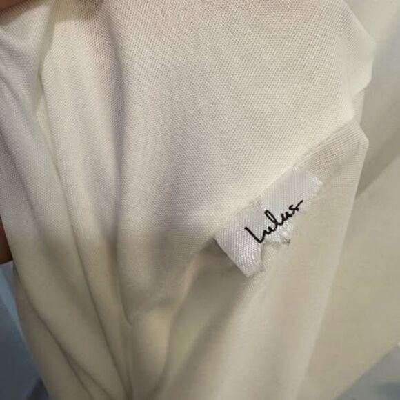 Lulus Forever a Fairytale White Lace Sleeveless Maxi Dress – Approx Size XL - Picture 8 of 9